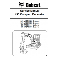 Bobcat 435 - instrukcje napraw - schematy - DTR - service manuals - Bobcat435